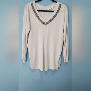 Bundle Only: Next Glittery White Beads Women's knit sweater  lightweight Size 14